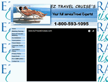 Tablet Screenshot of eztravelcruises.com